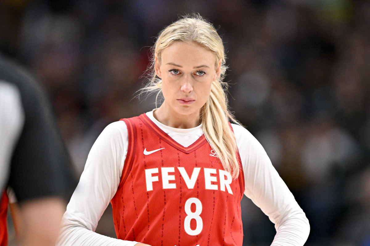 Indiana Fever guard Sophie Cunningham.