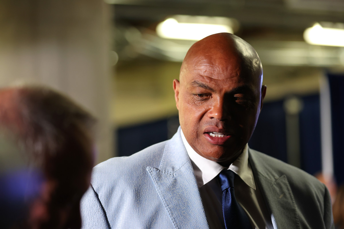 Charles Barkley at NBA Finals.
