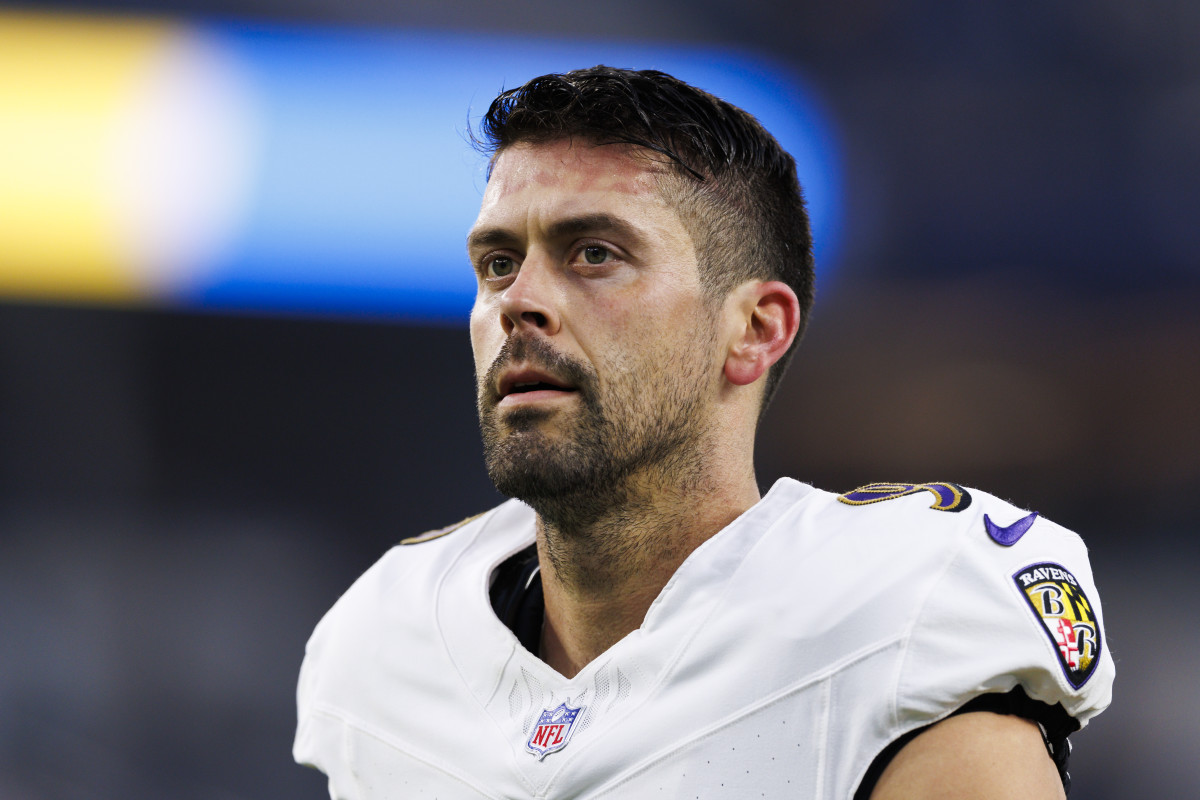 Ravens kicker Justin Tucker.