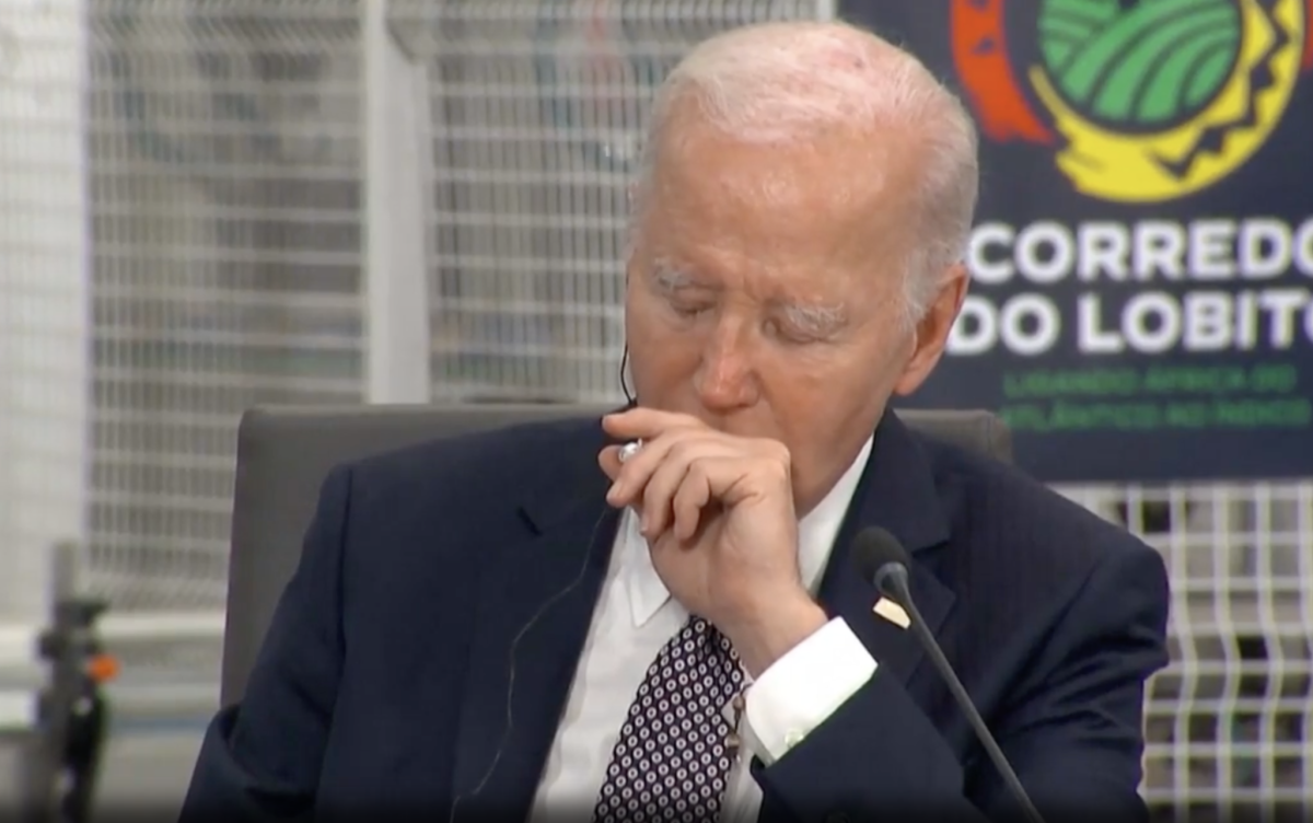 Joe Biden sleeping.