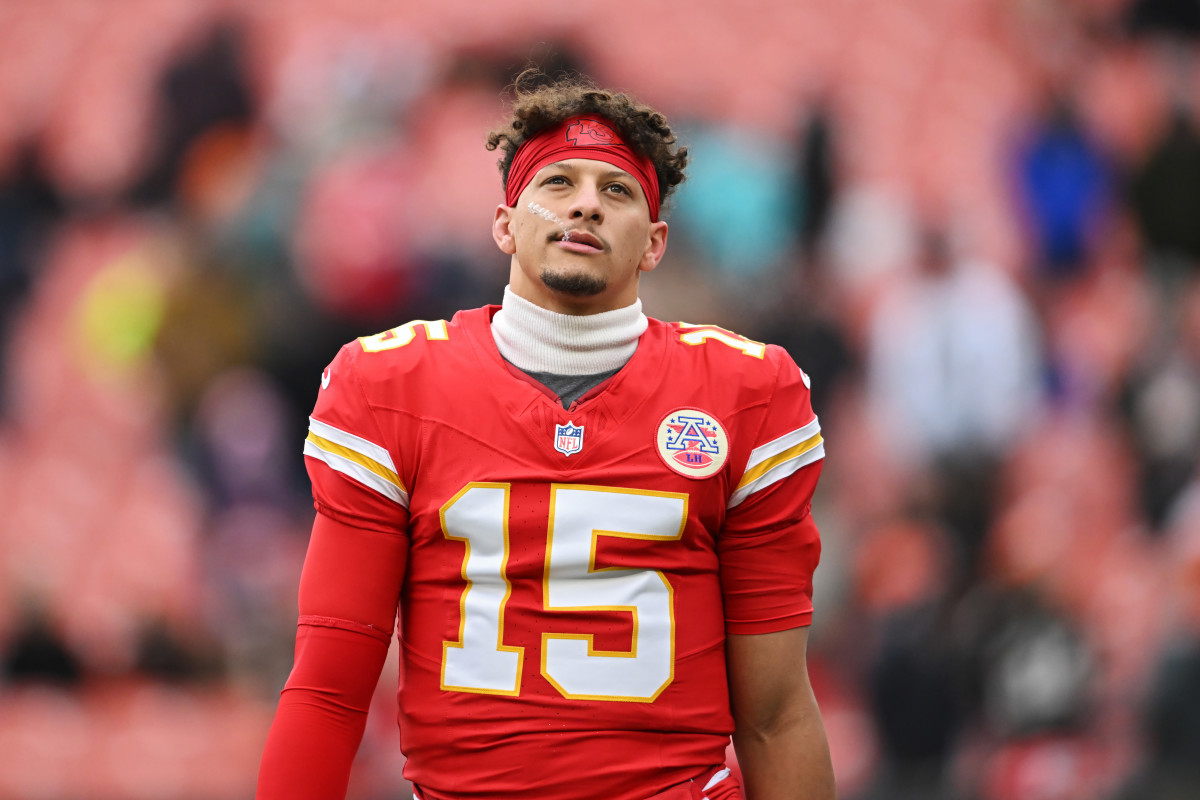 Patrick Mahomes in Cleveland.