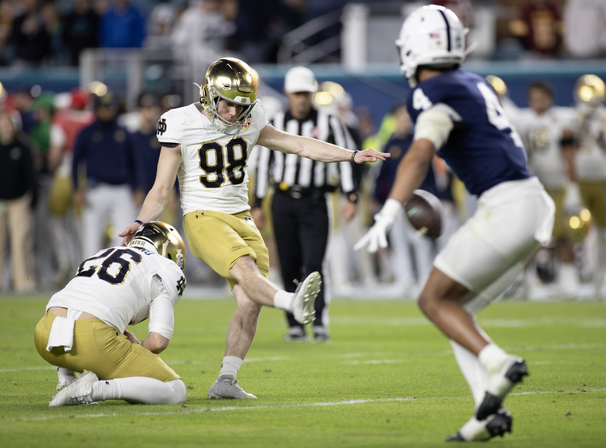 Notre Dame Kicker Received Epic Nickname After Making GameWinning