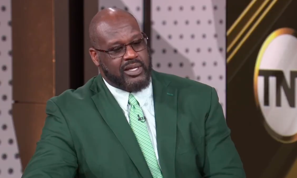 Shaquille O'Neal on TNT.