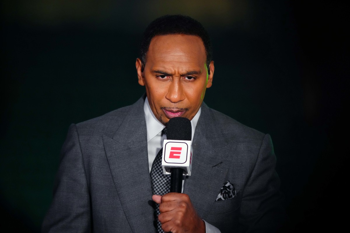 Stephen A. Smith prior to the Phoenix Suns against the Milwaukee Bucks in game three of the 2021 NBA Finals.