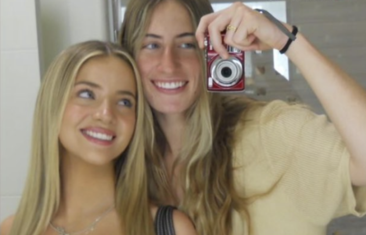 Kate Martin and her girlfriend.