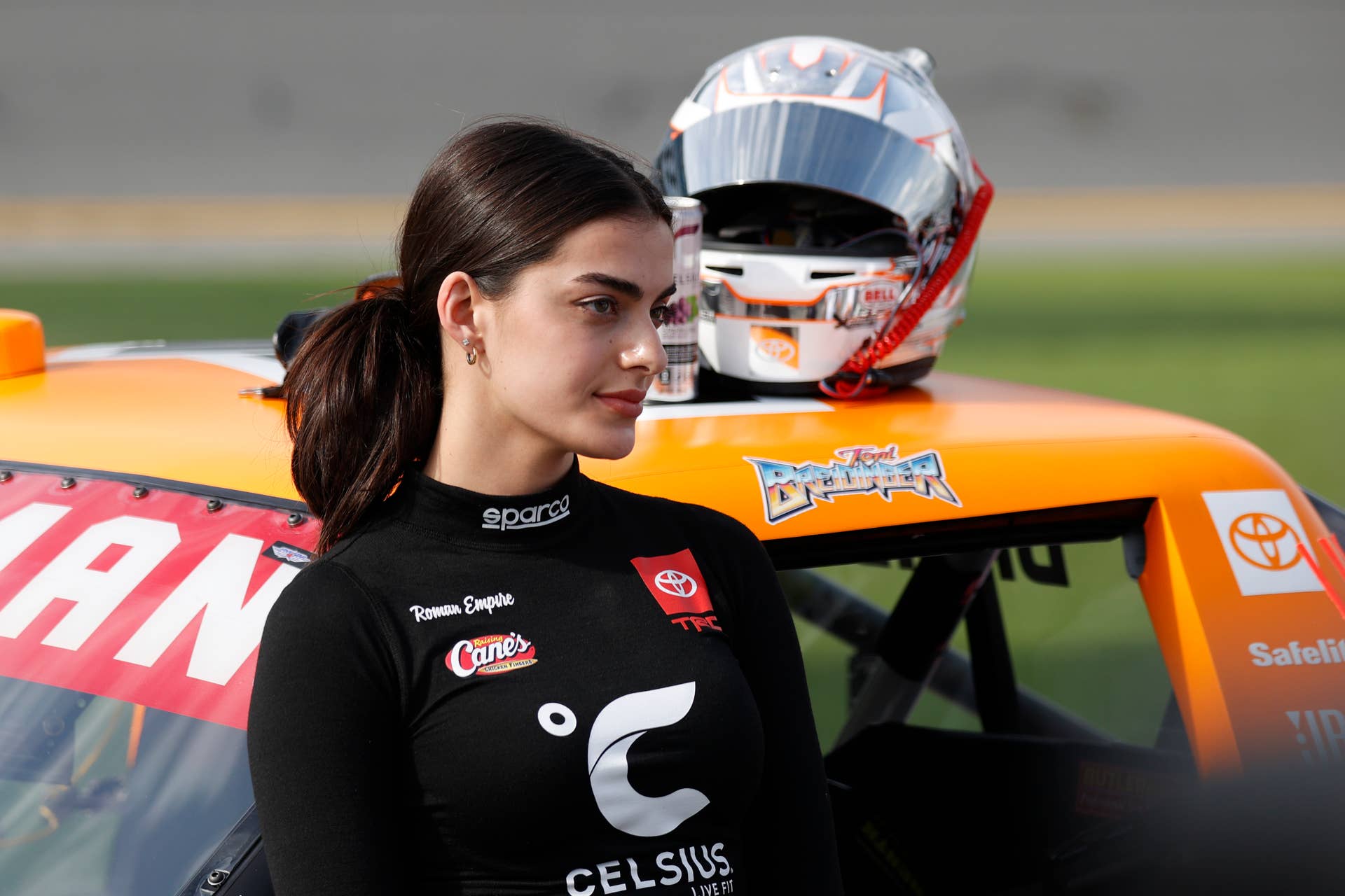 NASCAR Driver Toni Breidinger Turning Heads Before Race At Daytona ...