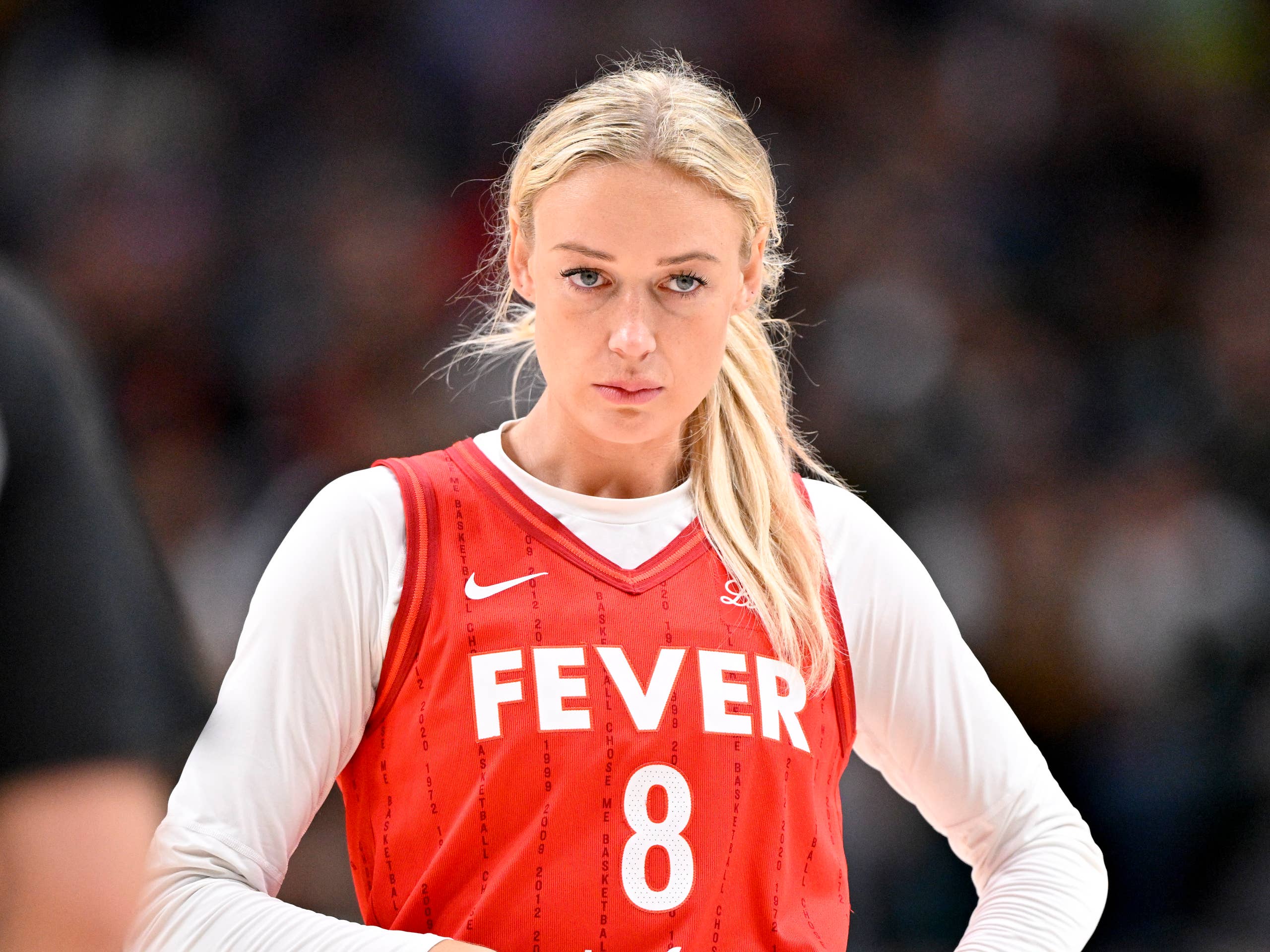 Indiana Fever guard Sophie Cunningham.