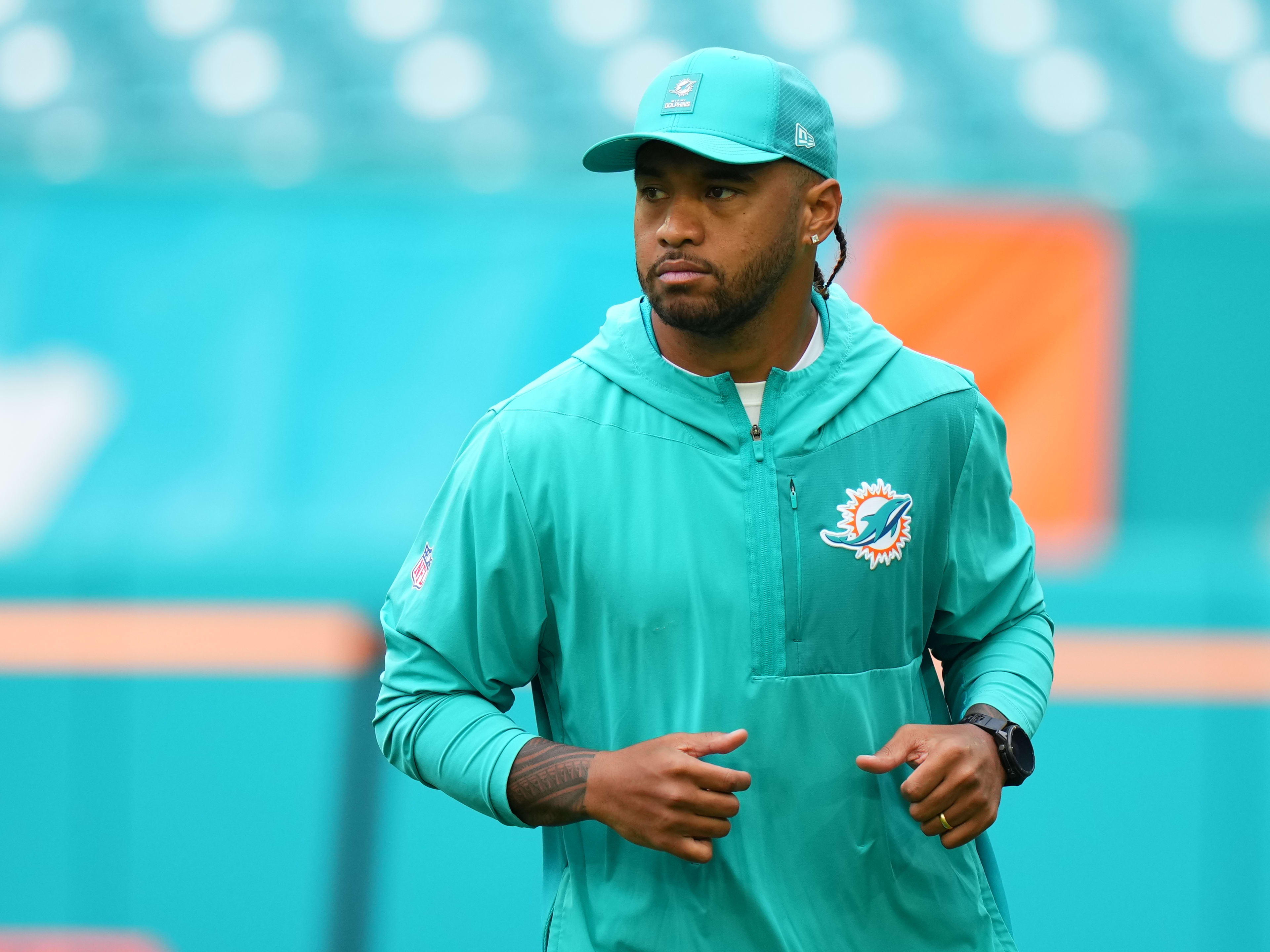 Miami Dolphins quarterback Tua Tagovailoa.