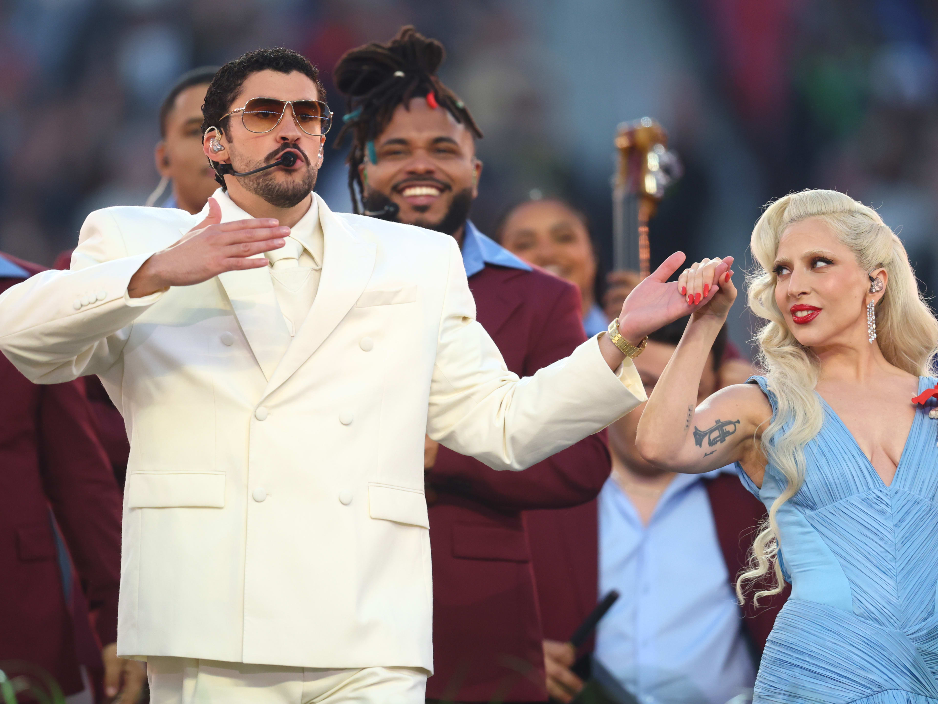 Bad Bunny at halftime.