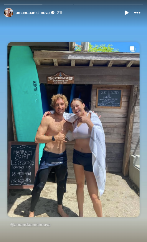 Amanda Anisimova Turns Heads In Swimsuit After Wimbledon Loss - The Spun