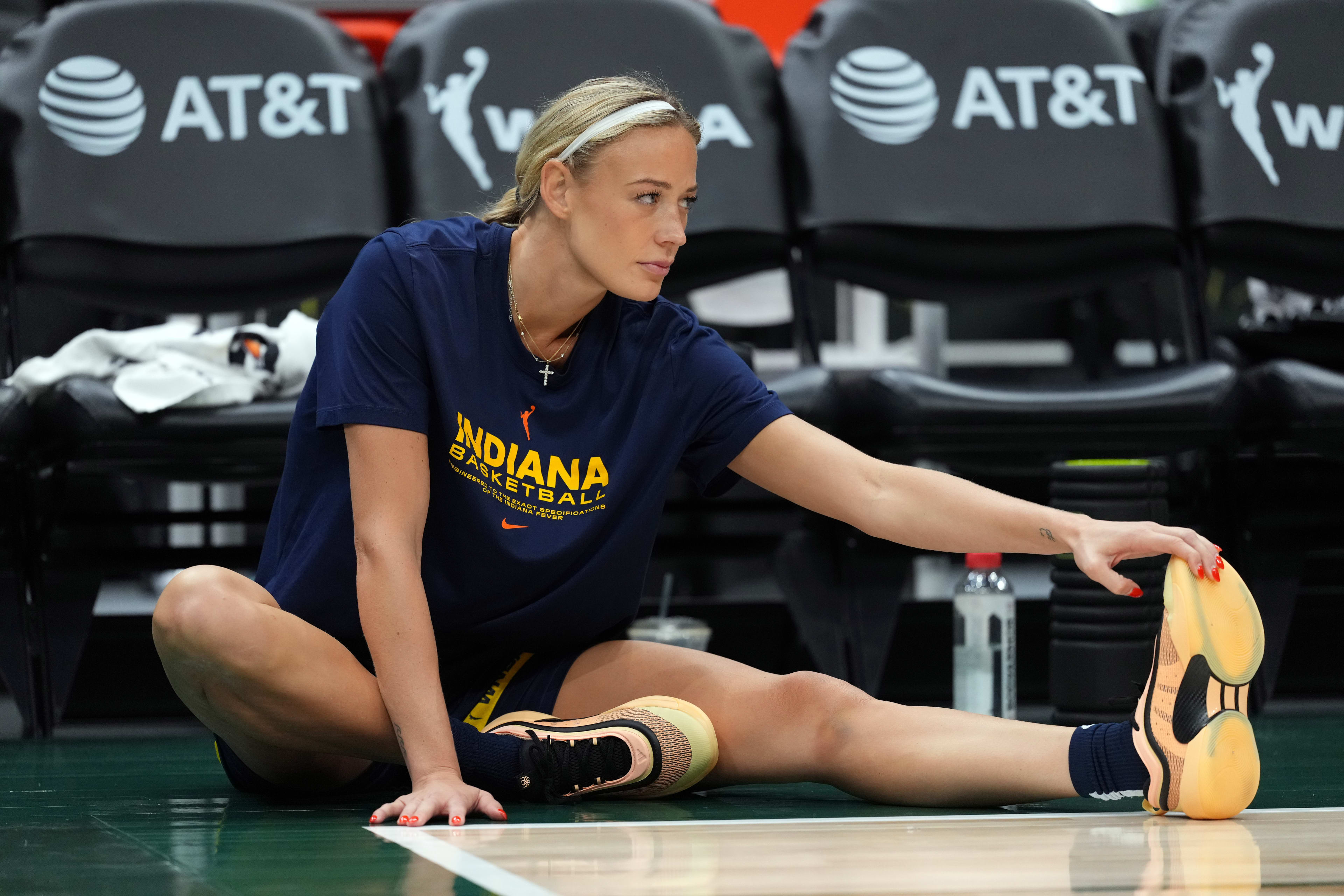 Sophie Cunningham on the court.