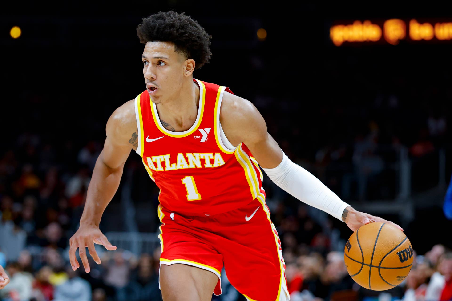 Hawk Action Shot 'Brutal' - NBA Fans Crushed By Jalen Johnson's Injury Diagnosis - The Spun