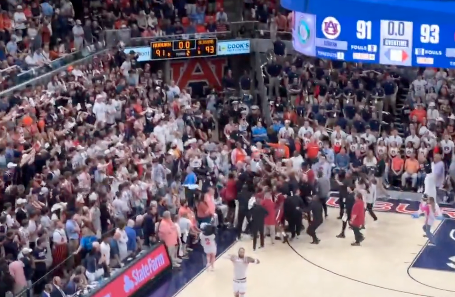 Auburn Fans Taking Heat For Classless Behavior After Alabama Loss The