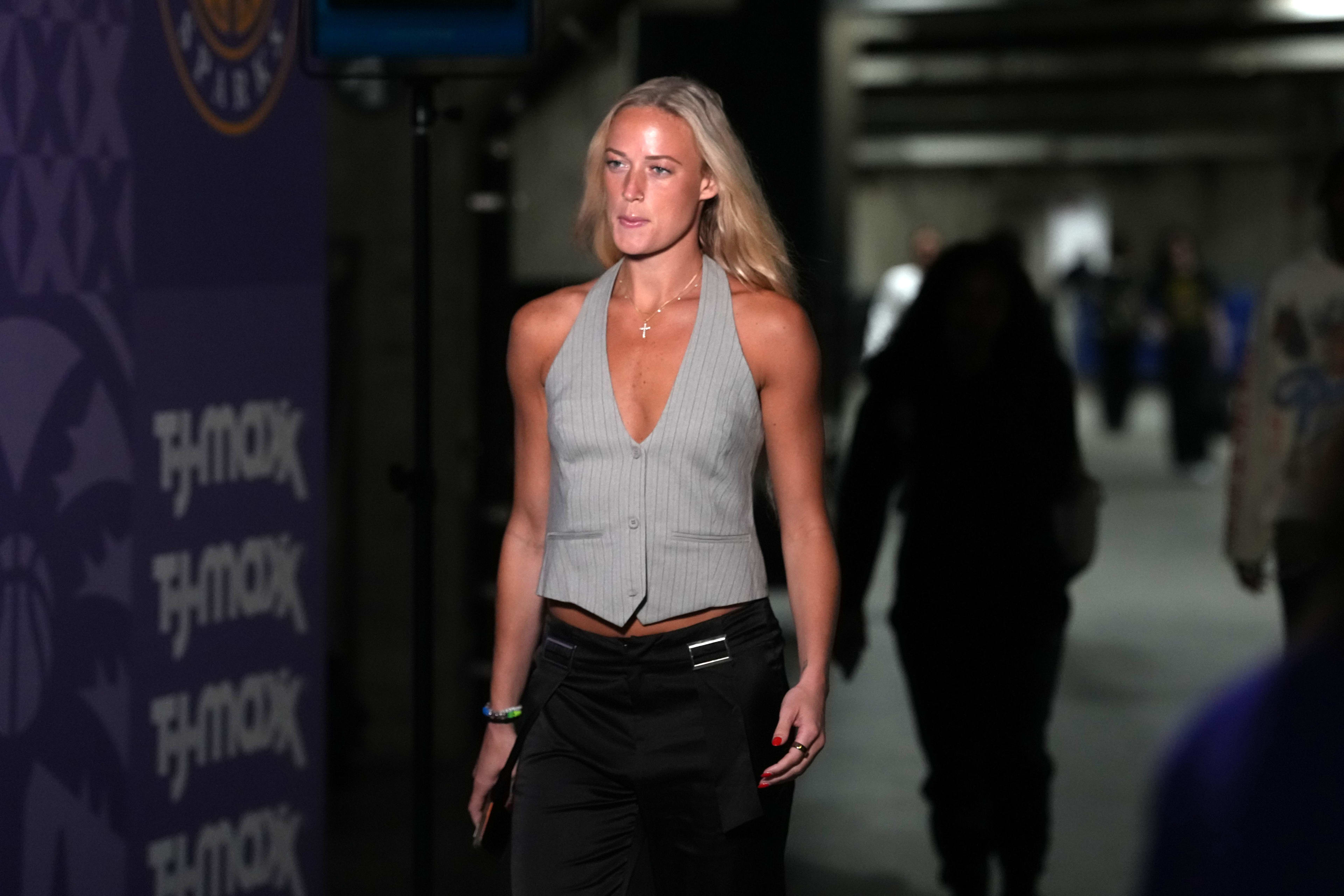 Sophie Cunningham of the Indiana Fever.