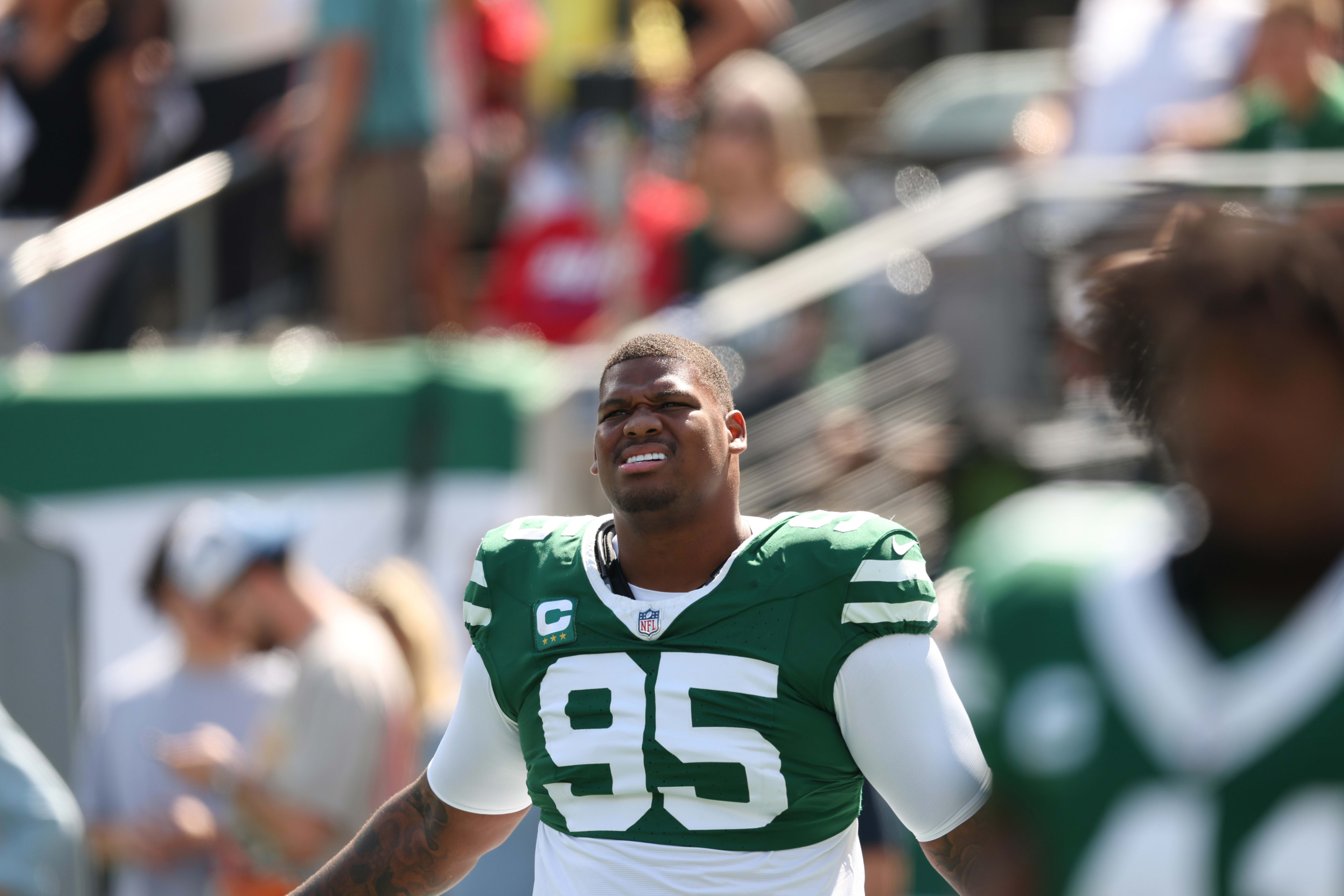 Jets star Quinnen Williams.
