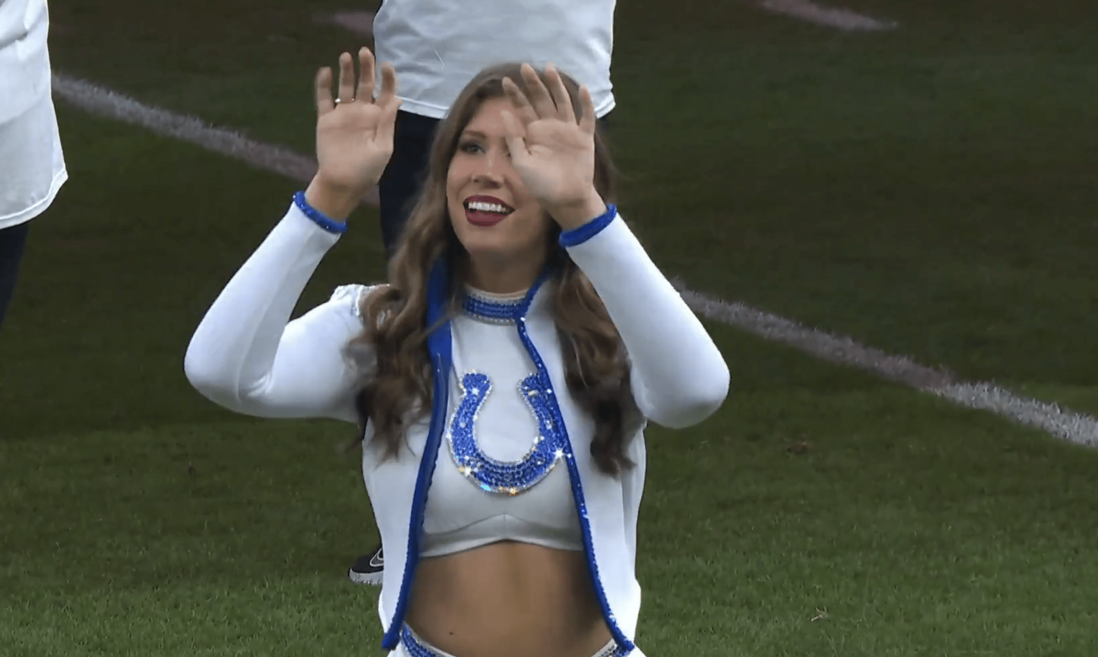 Video: NFL Cheerleader's National Anthem Performance Goes Viral Sunday - The Spun