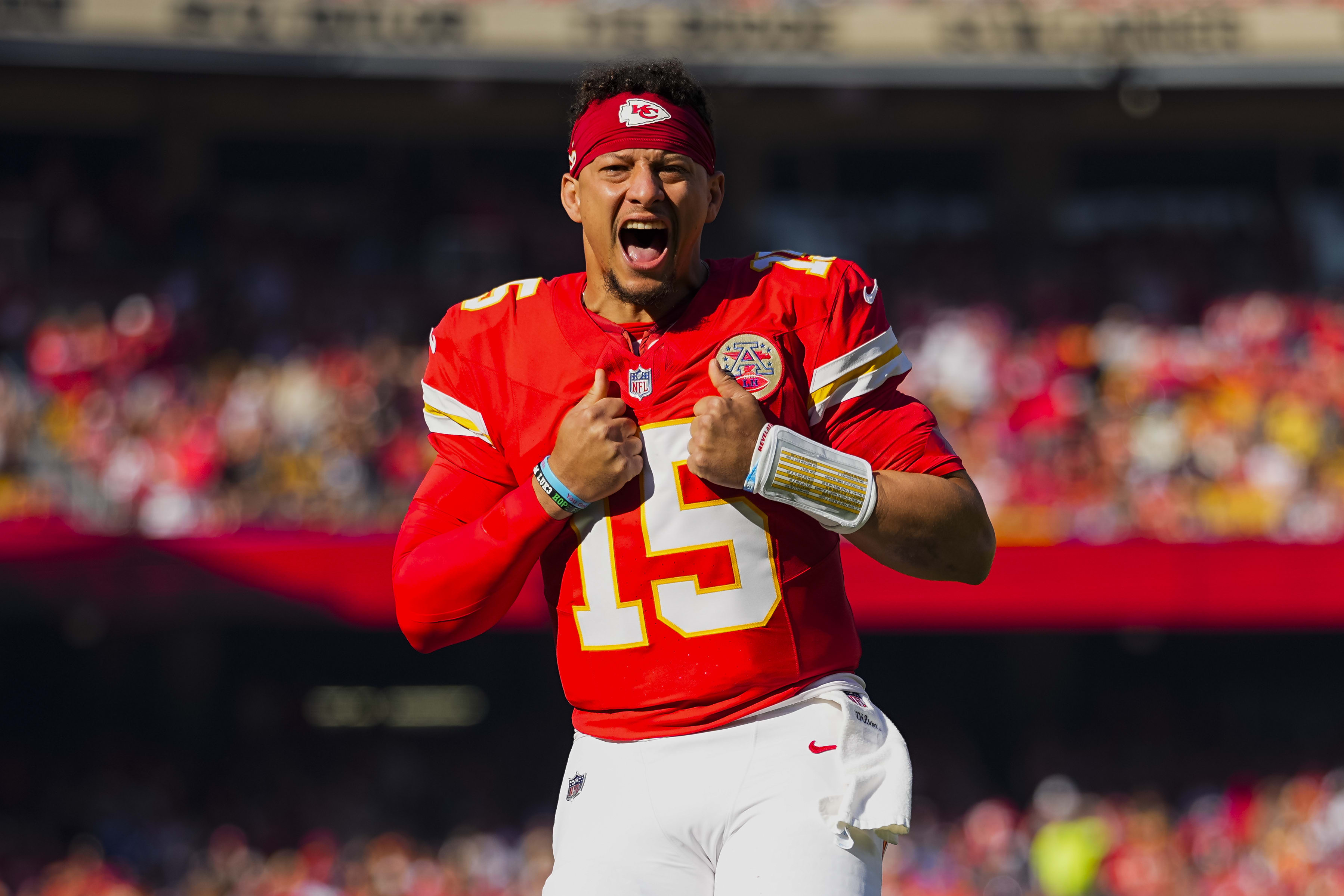 Kansas City Chiefs quarterback Patrick Mahomes.