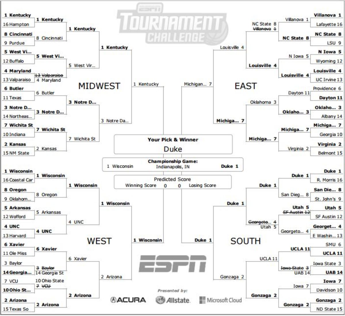 Meet The 12-Year Old Who Won ESPN.com's Bracket Challenge, Beating Out ...