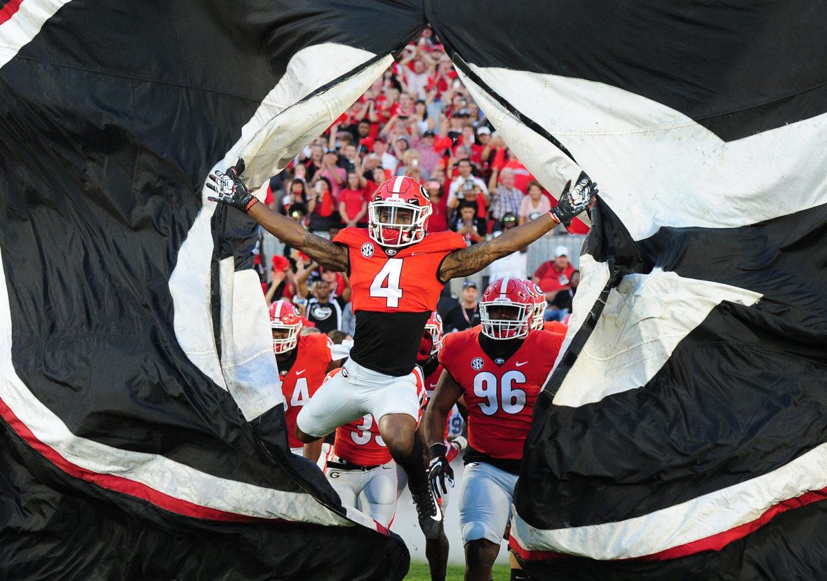 georgia bulldogs and atlanta falcons shirt