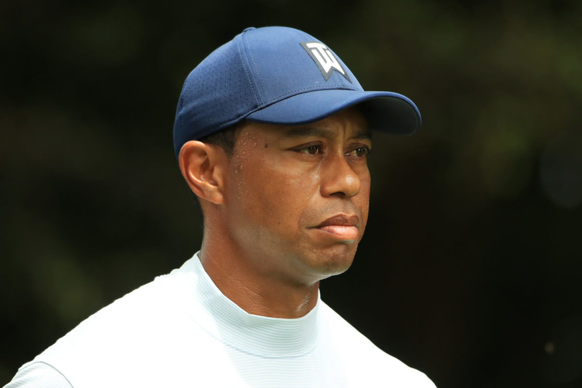 Tiger Woods plays the second round at The Masters.