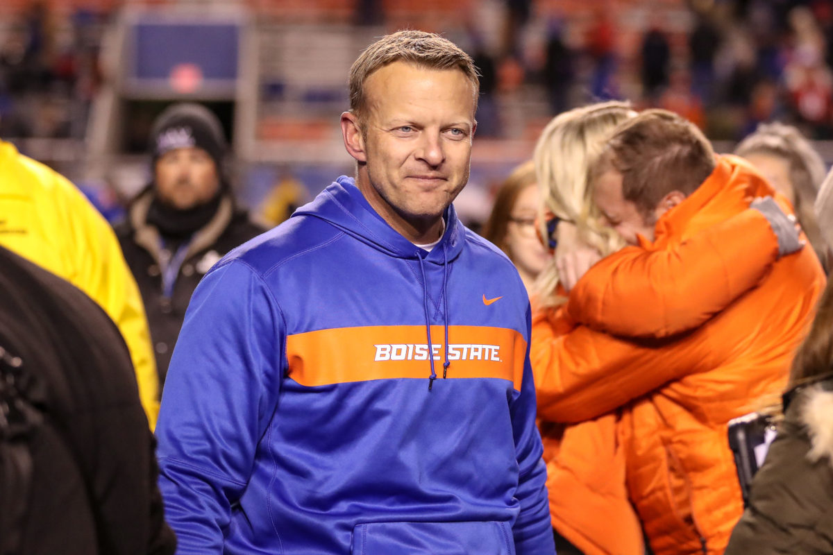 Boise State coach Bryan Harsin.