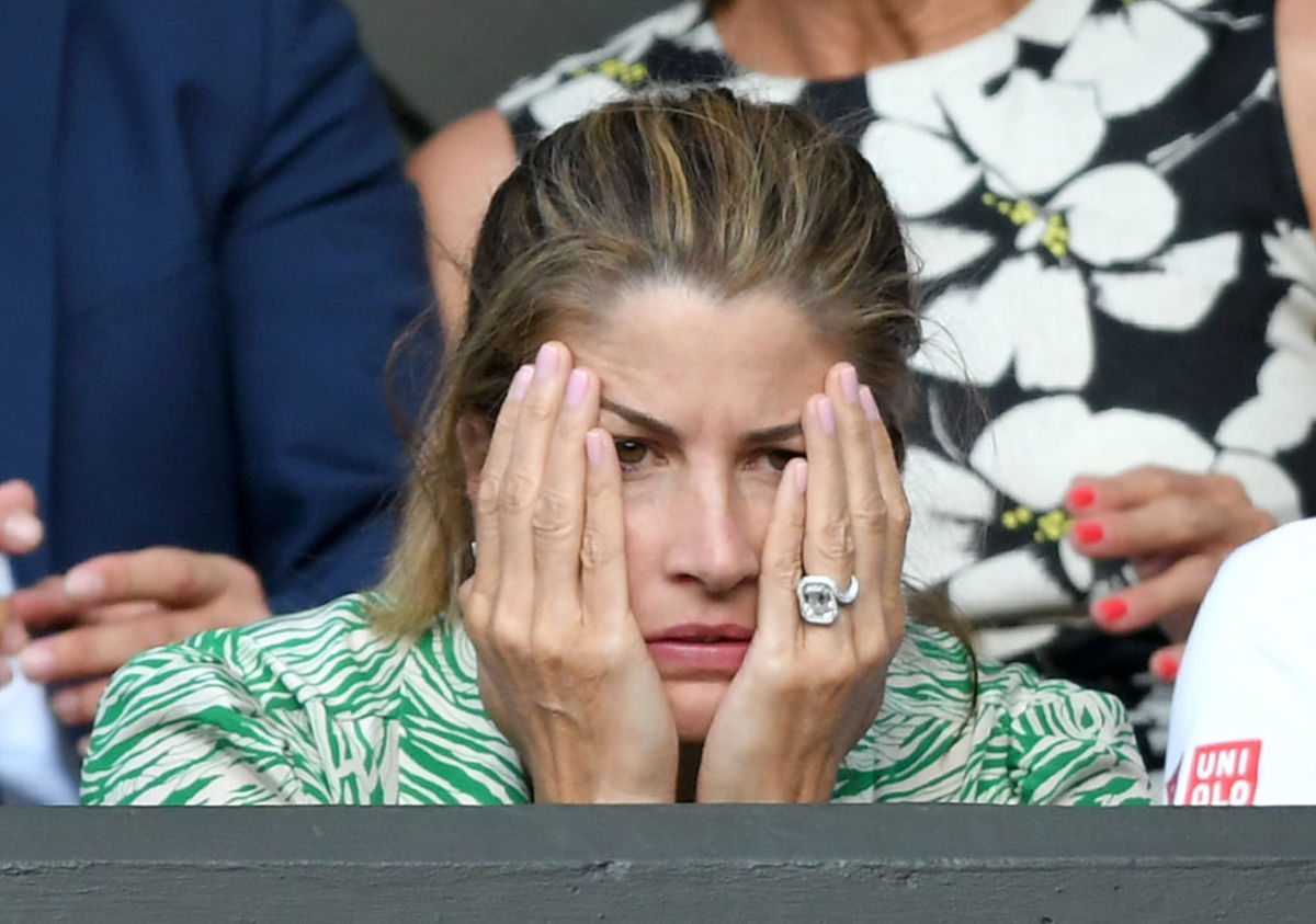 Roger Federer's Wife Is Going Viral During The Wimbledon Final