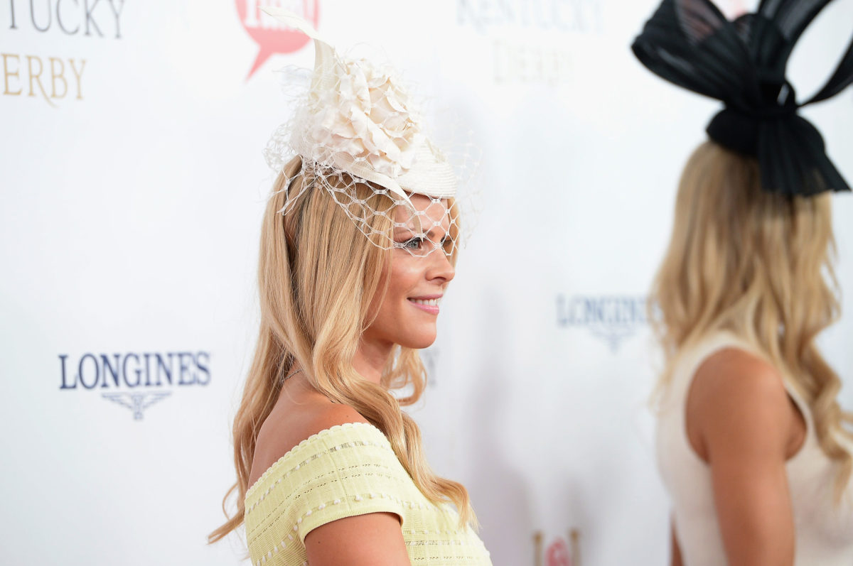 Elin Nordegren numa festa do Kentucky Derby.