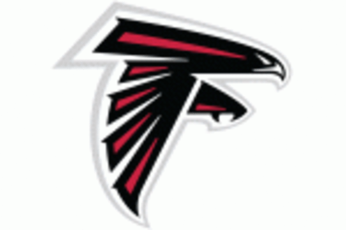 An Atlanta Falcons logo.