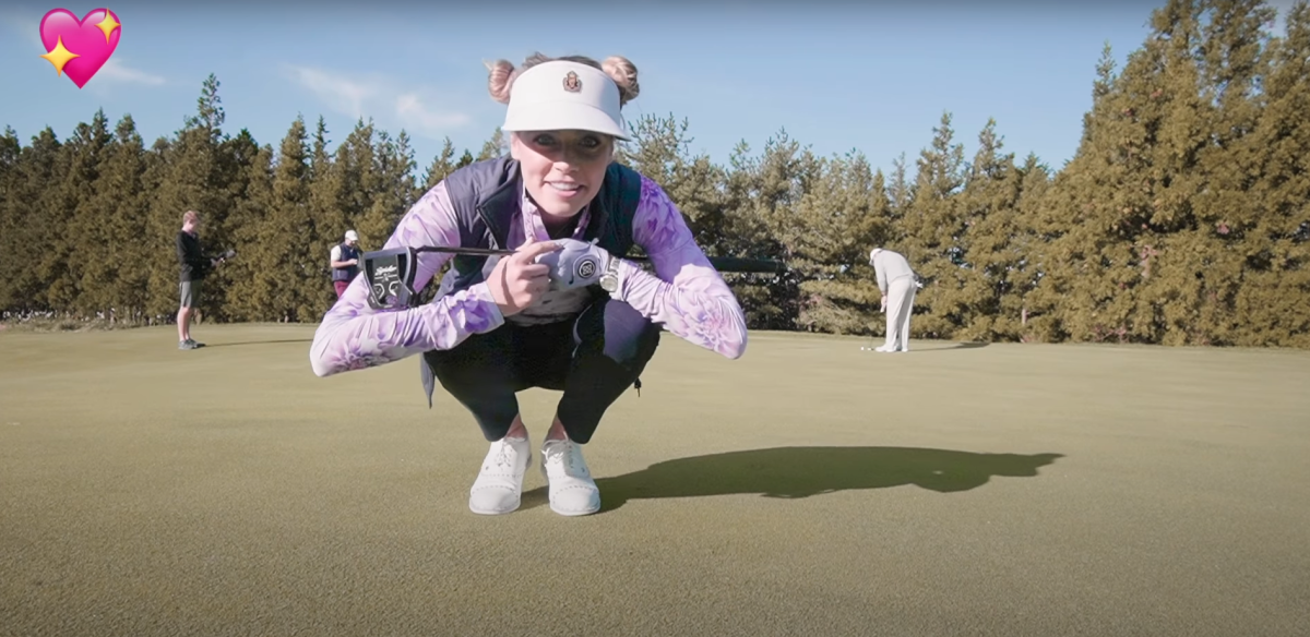 Alexandra O'Laughlin in South Korea for Golf Channel