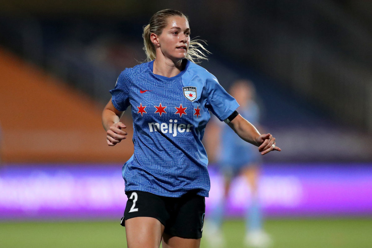 Kealia Ohai Watt on the field.