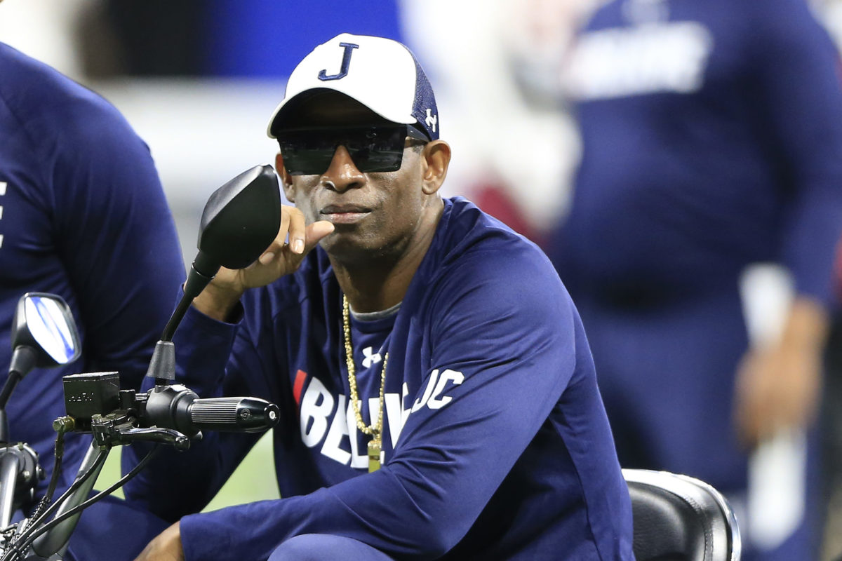 Jackson State head coach Deion Sanders.