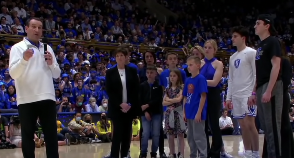 Coach K grandchildren